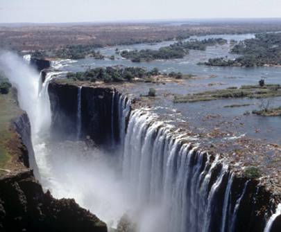 The Victoria Falls 